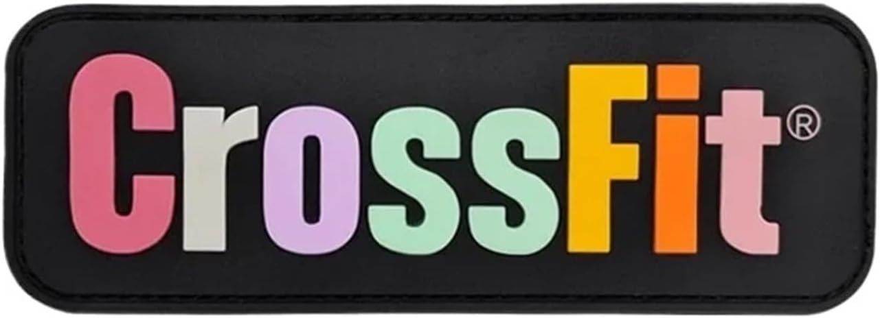 CrossFit patch rainbow PVC velcro morale patch