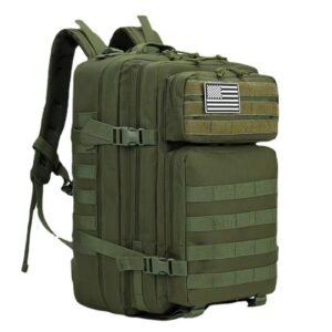 Hyrox backpack 45L tactical training bag in olive green