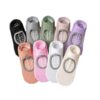 Anti-slip grip socks with silicone dots for pilates, yoga and floor training