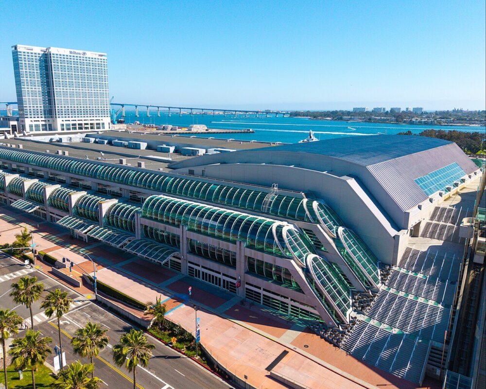 San Diego Convention Center aerial view, new city on the HYROX 2027 schedule