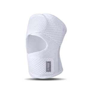Spring knee brace white