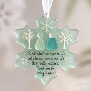 Acrylic christmas ornament snowflake