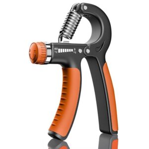 Adjustable hand grip strengthener 5 to 60 kg for farmers carry and sled pull training