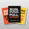 Race day cheer signs for spectators at functional fitness races, 30 x 40 cm