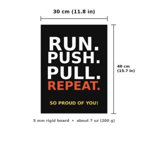 Cheer sign size