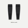 Black compression calf sleeves sold as a pair for running and functional fitness