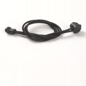 Elastic no tie shoelaces black