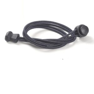 Elastic no-tie shoelaces with lock for running and functional fitness training