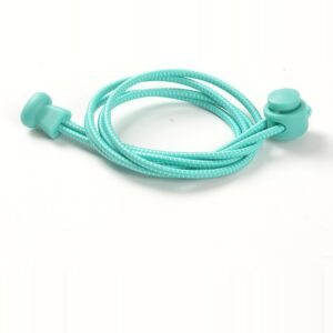 Elastic no tie shoelaces mint white
