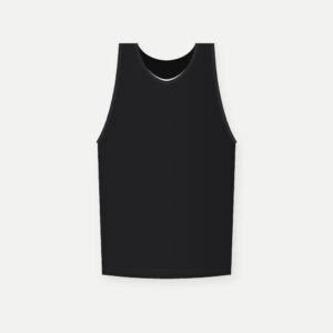 Mens quick dry training tank top black