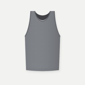 Mens quick dry training tank top gray