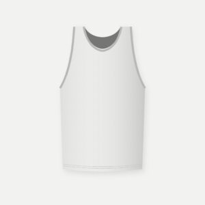 Mens quick dry training tank top white
